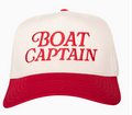 Boat Captain Hat - Red