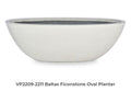 Baltas Ficonstone Oval Planter - White Sand - Medium