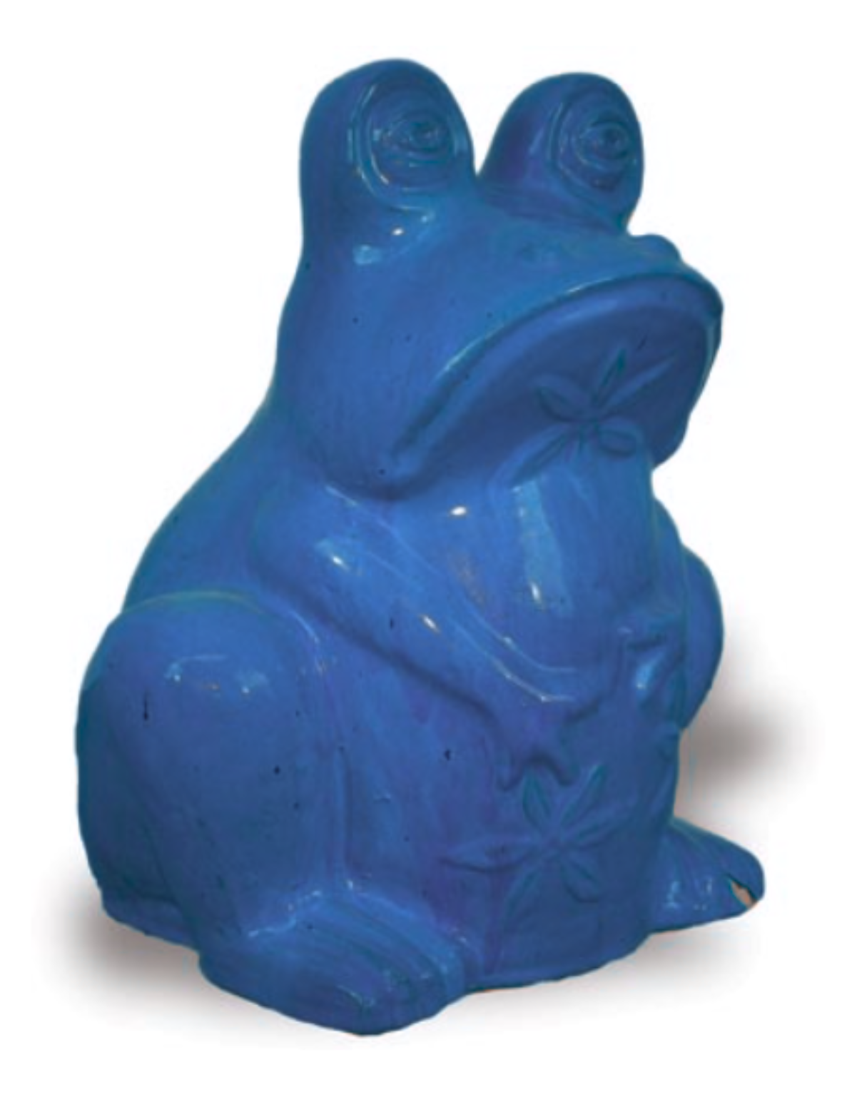 Frog Planter - Bright Blue