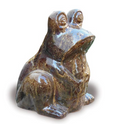 Frog Planter - Butter on Brown