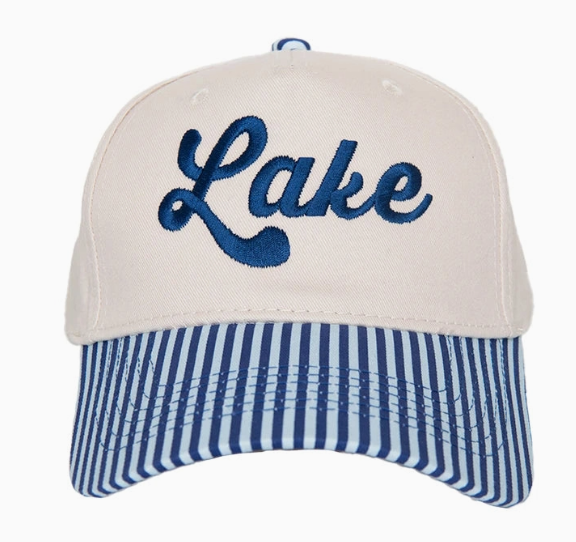 Lake Hat - Blue Stripes