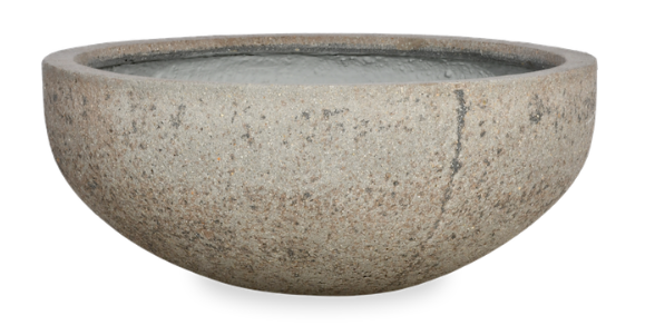 Baltas Ficonstone Oval Planter - White Sand - Small
