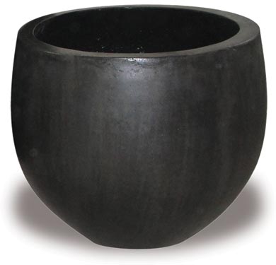 Belly Planter - Medium - Black
